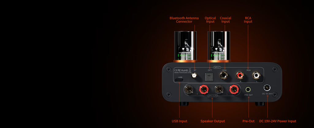 Fosi Audio MC331 Tube Integrated Amp / BT / DAC