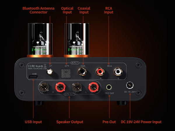Fosi Audio MC331 Tube Integrated Amp / BT / DAC