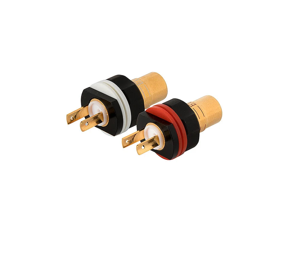 ETI Research FR-TC07 RCA chassis female - Tellurium Copper Connector (par)