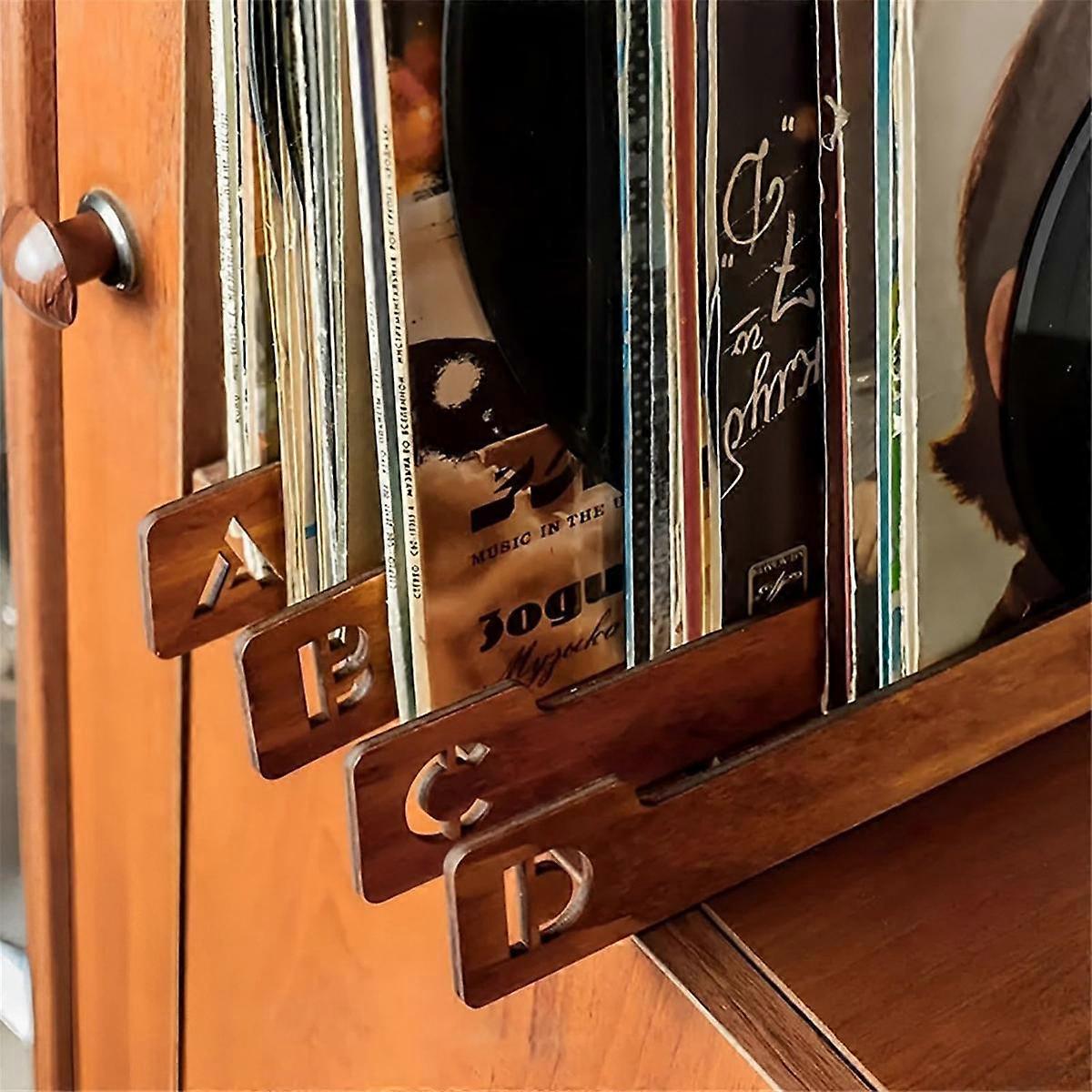 26pcs/1set Vinyl Record Dividers Alphabetical Vinyl Record Storage Dividers A-Z