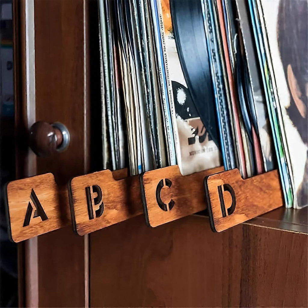 26pcs/1set Vinyl Record Dividers Alphabetical Vinyl Record Storage Dividers A-Z