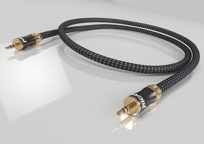 RiCable MAGNUS Jack 3.5 - Hi-End Audio Cable INTERCONNECT Stereo (livstidsgaranti v/registrering)