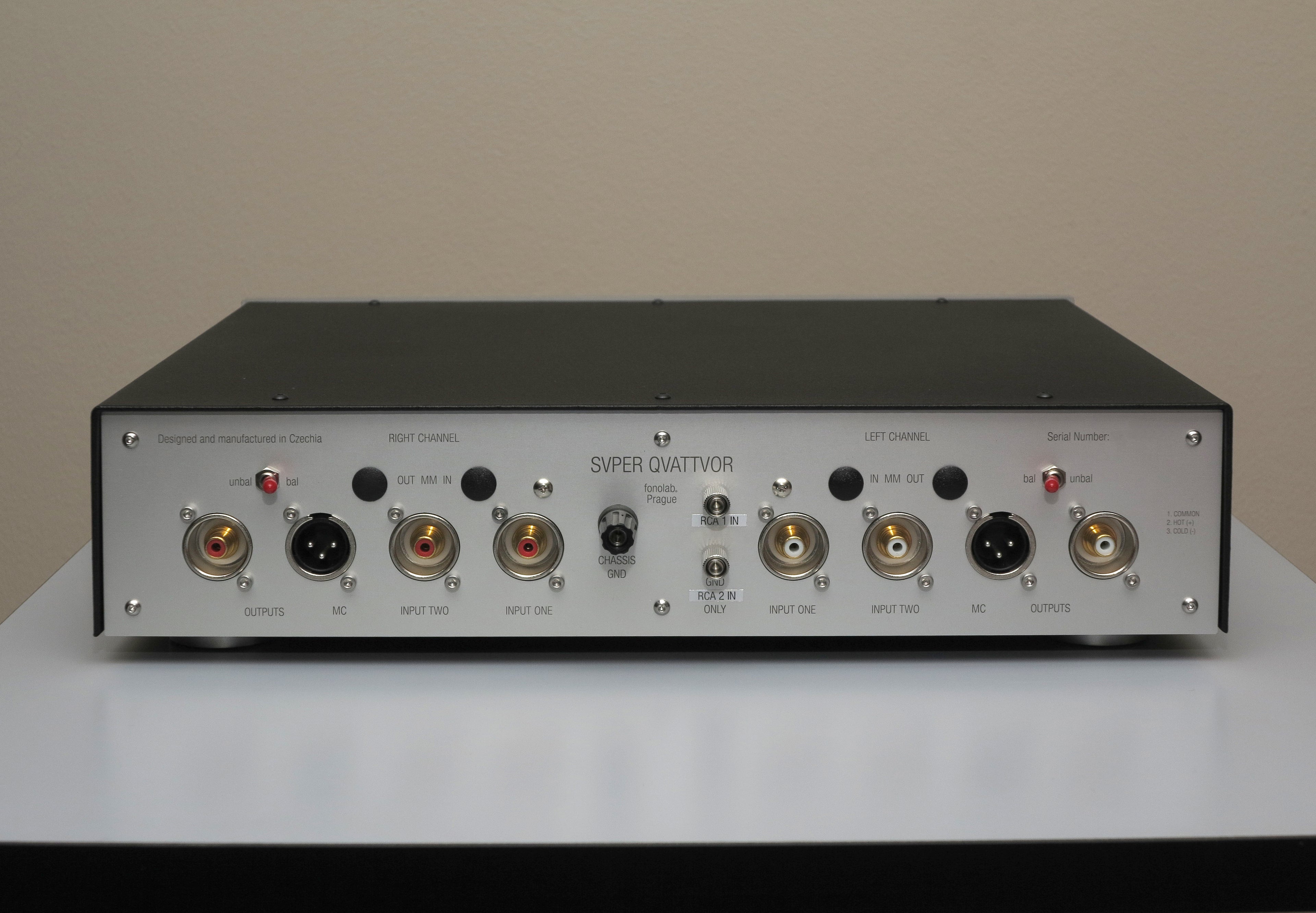 FONOLAB SVPER QVATTVOR True Balanced MC Step-Up Transformer