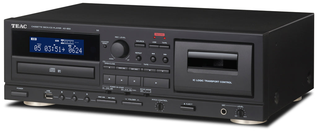 TEAC AD-850-SE CD & Cassette afspiller m/ USB – Sallingboe Audio