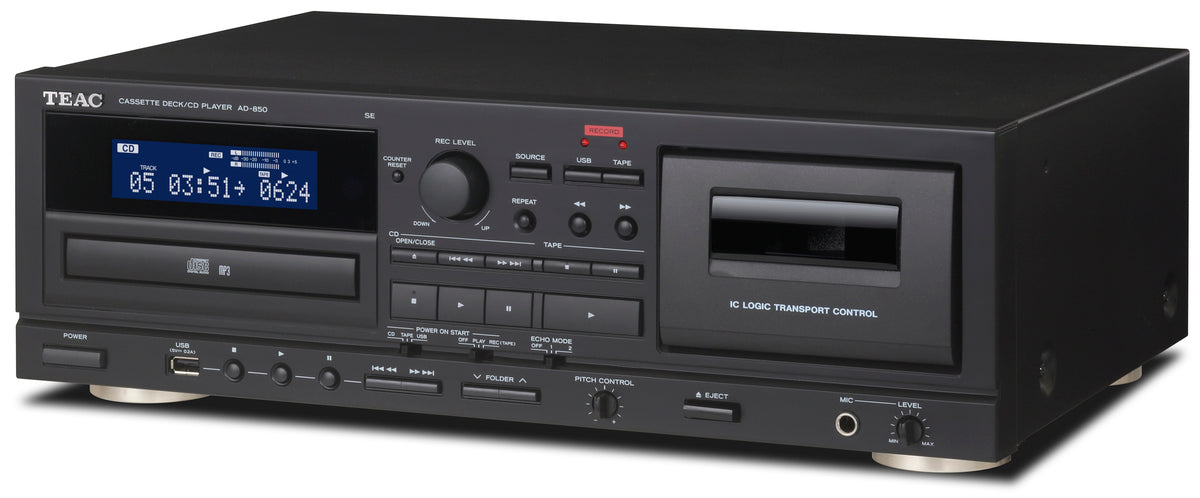 TEAC AD-850-SE CD & Cassette afspiller m/ USB