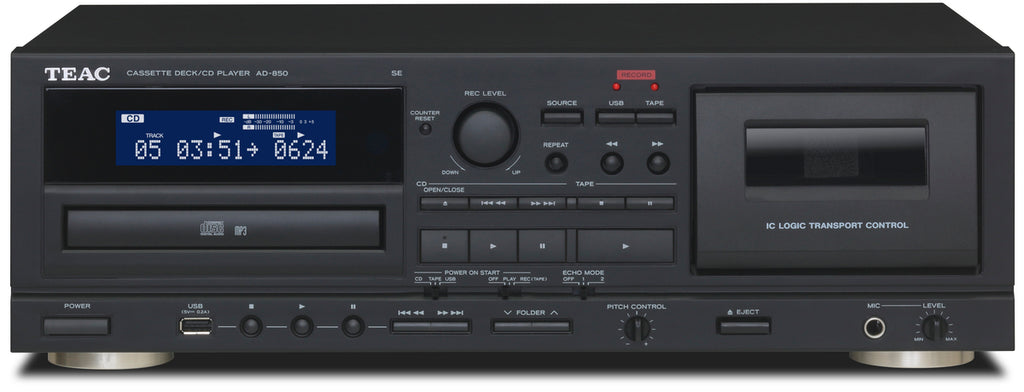 TEAC AD-850-SE CD & Cassette afspiller m/ USB