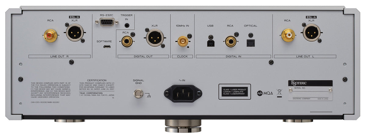 ESOTERIC K-05XD Super Audio CD/CD Player