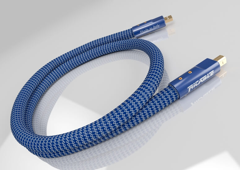 RiCable INVICTUS USB - USB 2.0 A/B Digital Hi-End Audio kabel m/livstidsgaranti