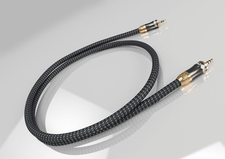 RiCable MAGNUS Jack 3.5 - Hi-End Audio Cable INTERCONNECT Stereo (livstidsgaranti v/registrering)