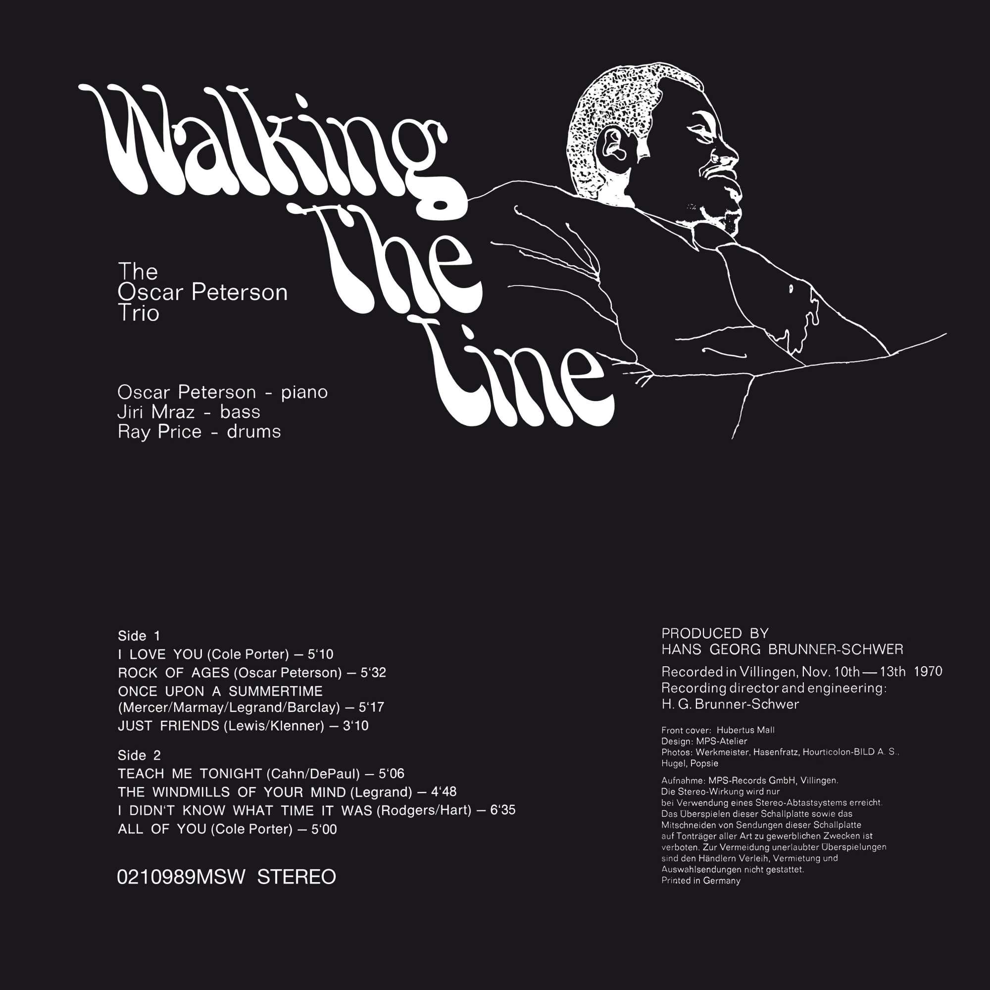 Oscar Peterson: Walking The Line (remastered) (180g)