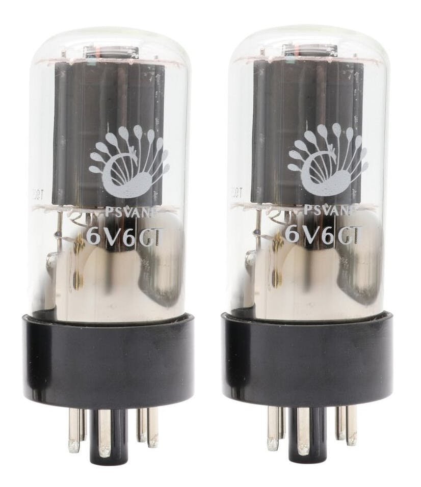 PSVANE 6V6GT Matched Pair Valve Tubes