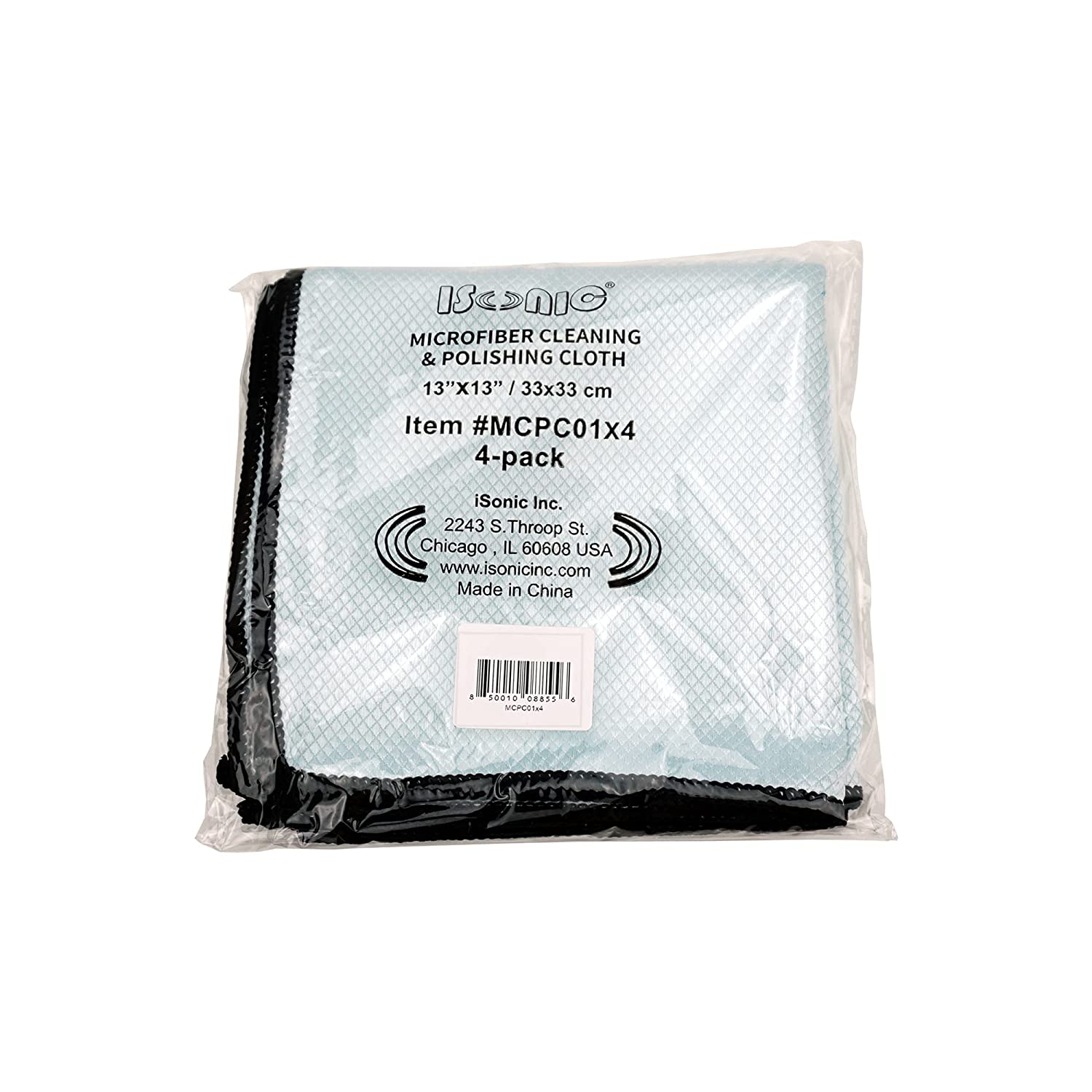 iSonic MCPC01x4 Microfiberklude til iSonic ultralyds vinylvaskemaskine