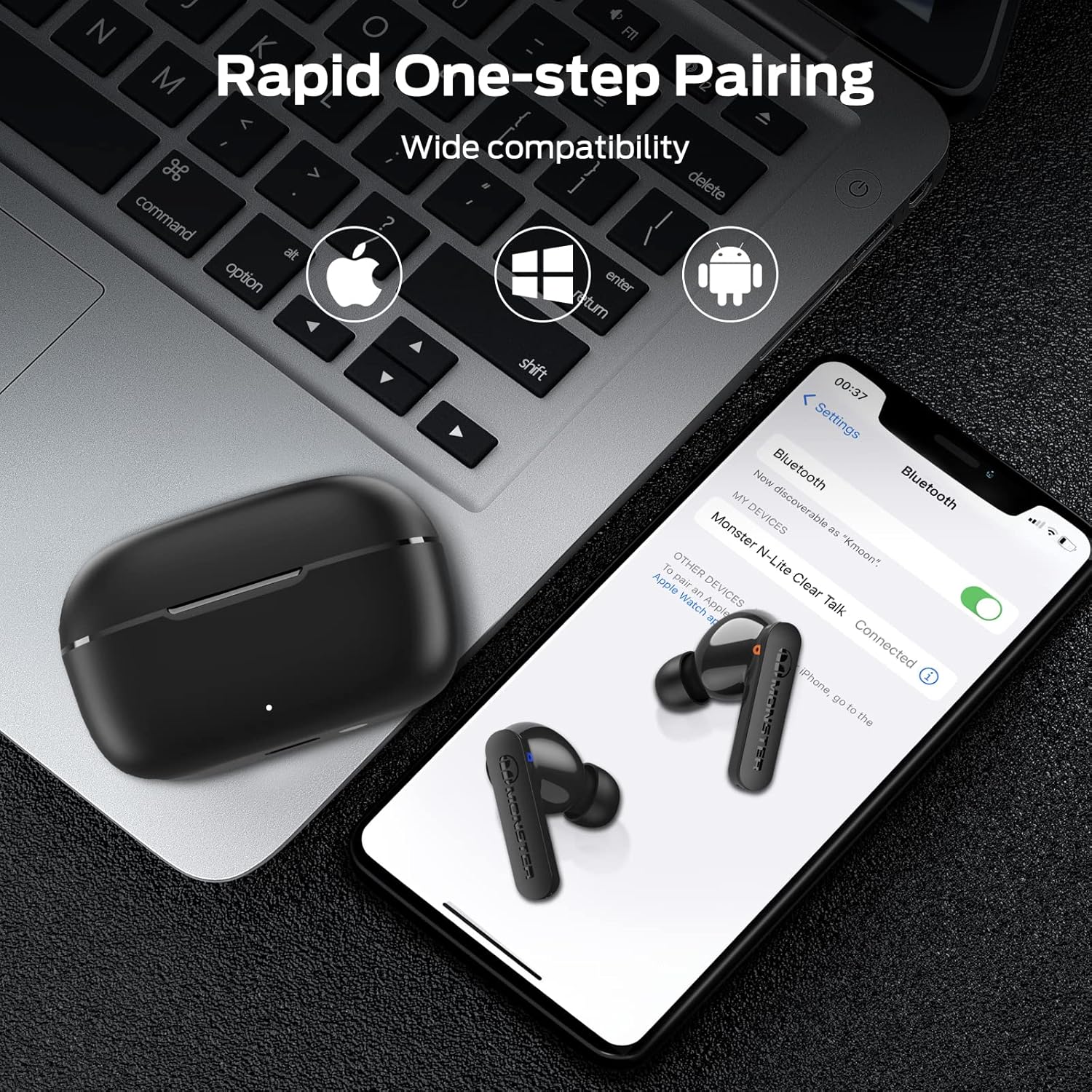 Monster N-Lite Clear Talk True Wireless