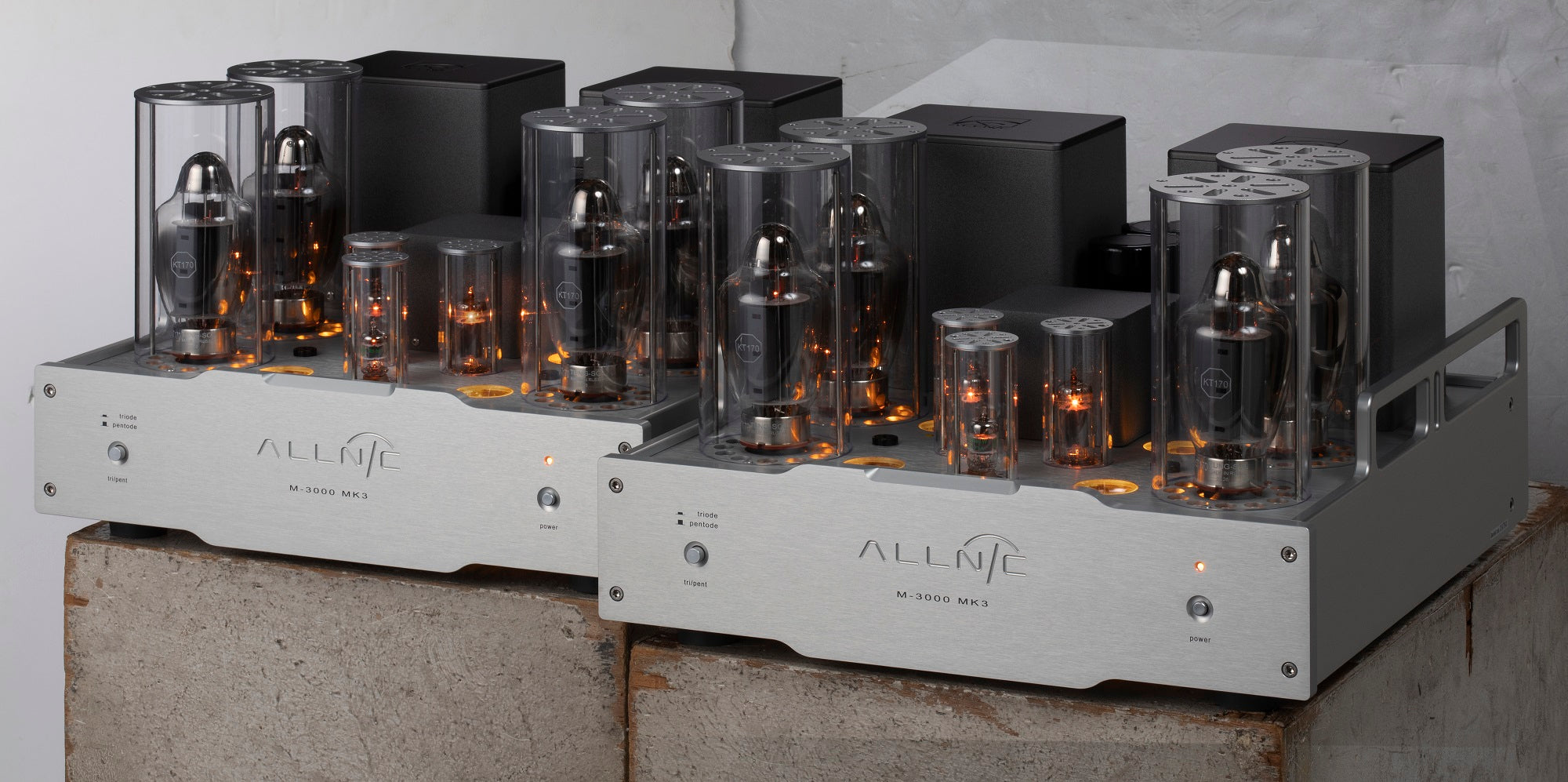 Allnic Audio M-3000 mkIII Rør Effektforstærkere