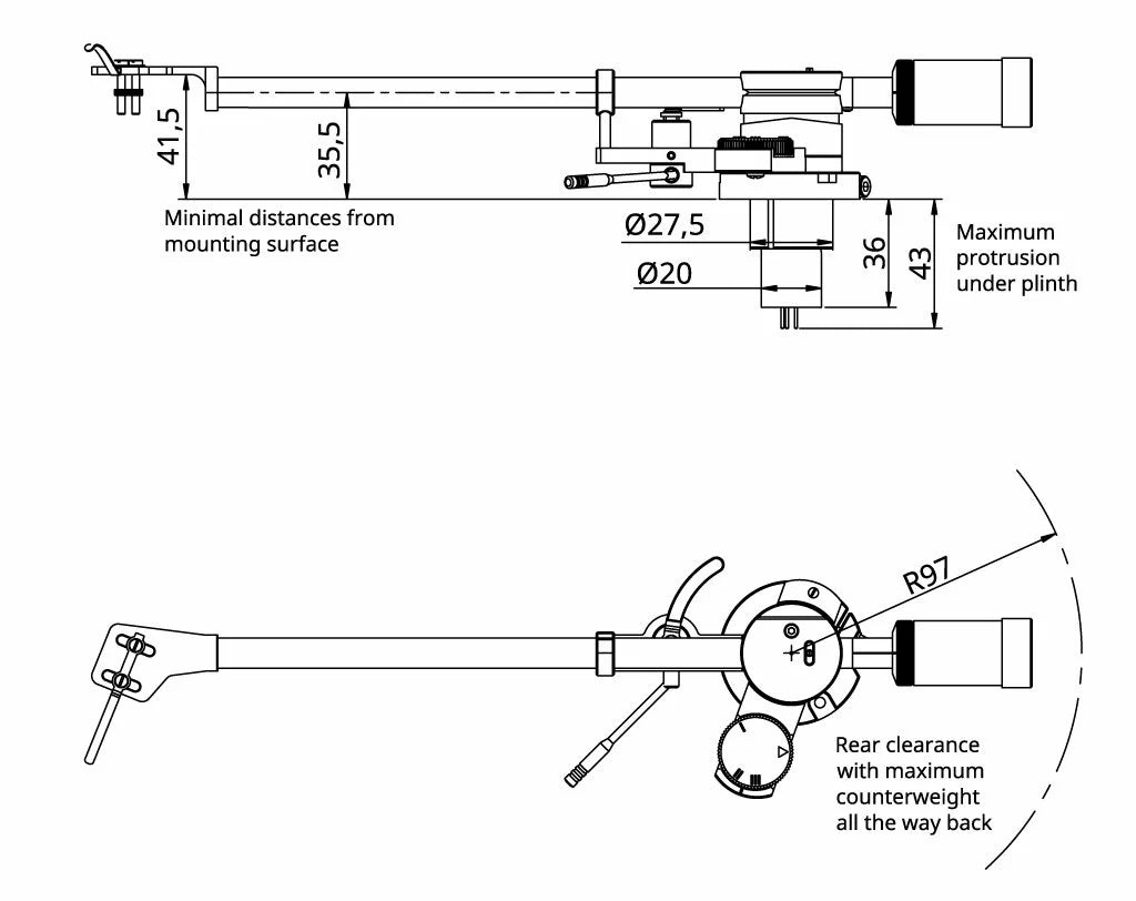 Korf Audio TA-SF9 Tonearm Series II