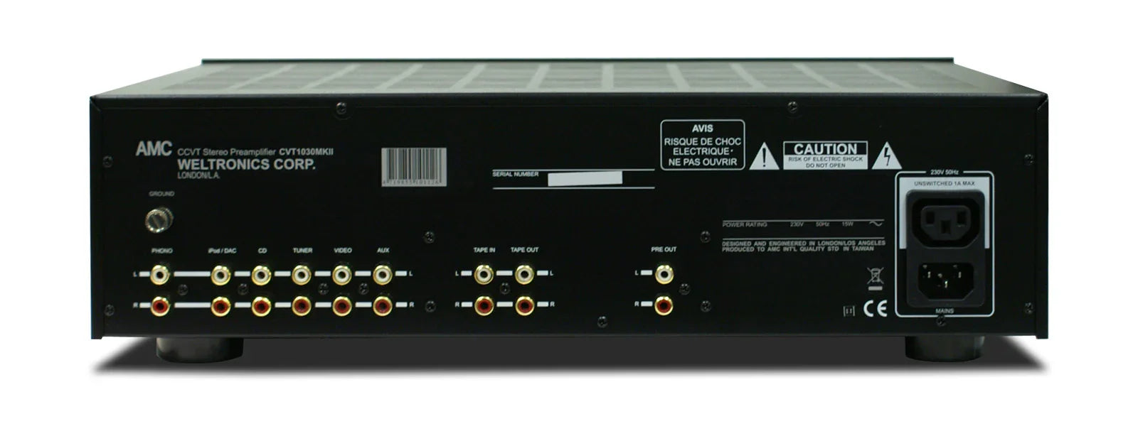 AMC CVT 1030 MKII Hybrid/Rør forforstærker!