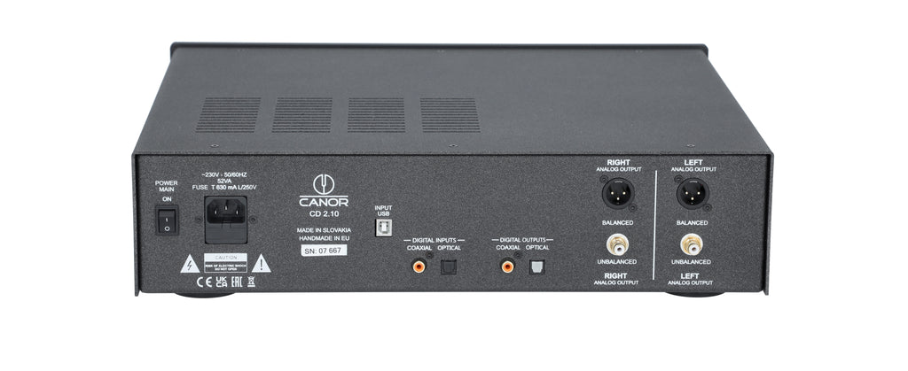 CANOR CD 2.10 Rør DAC/CD-afspiller