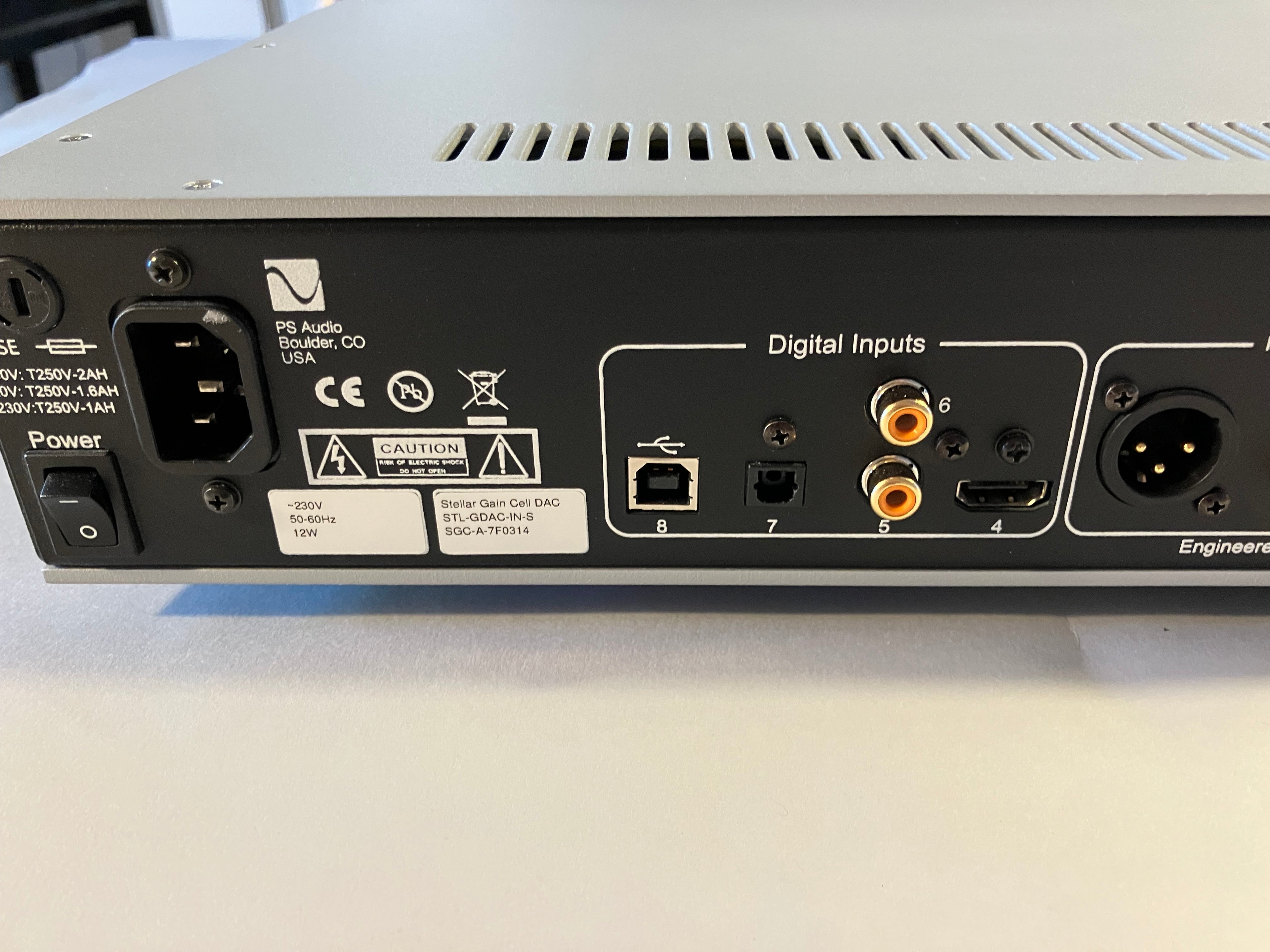 PS Audio PS Audio Stellar Gain Cell DAC / Forforstærker & DAC - BRUGT
