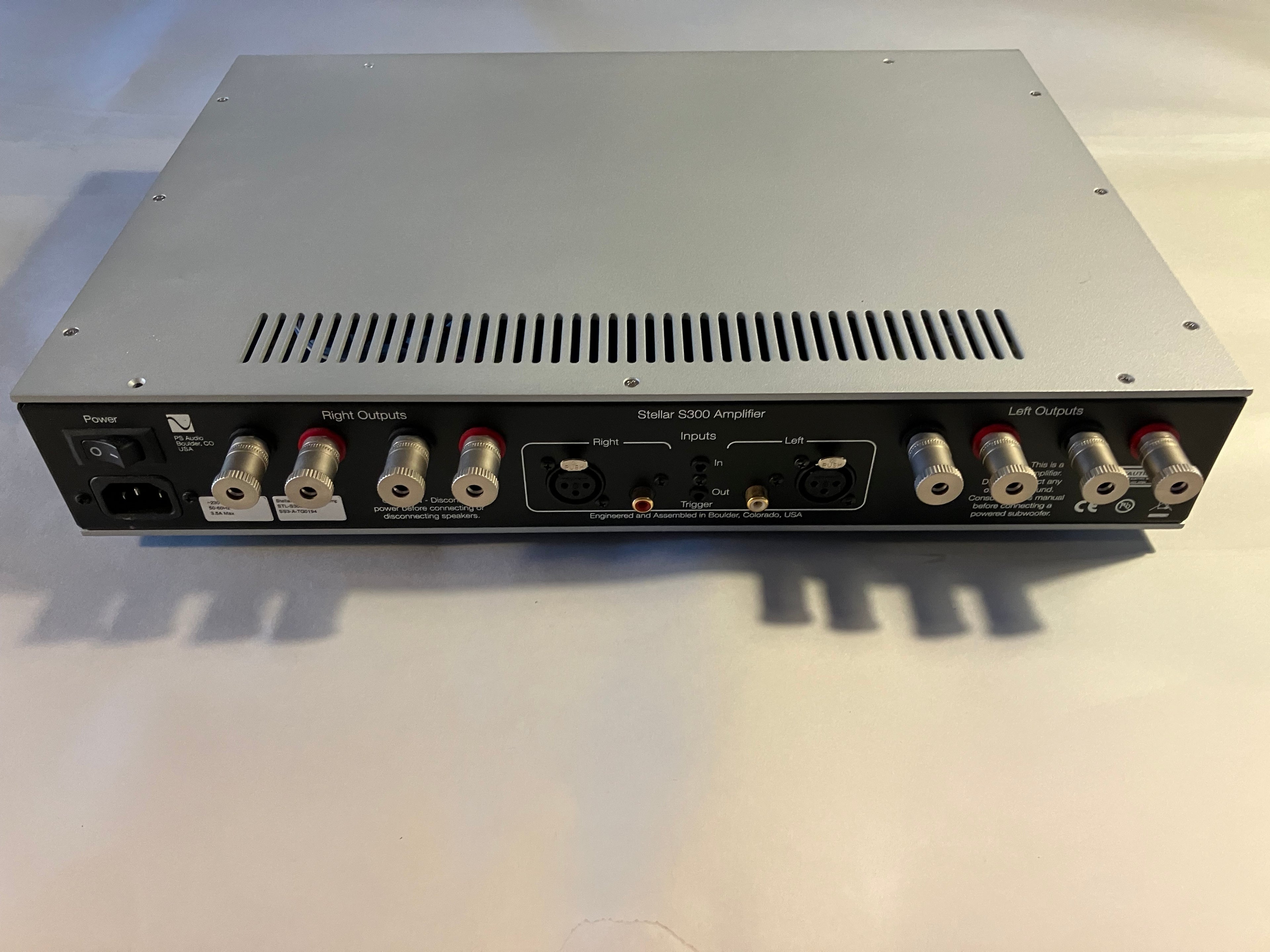 PS Audio Stellar S300 Effektforstærker - BRUGT