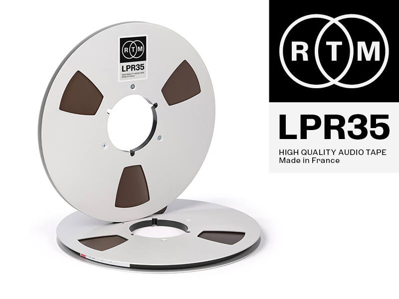 RTM LPR35 - 1/4", 1100 m, 10,5", Trident Plastic Reel