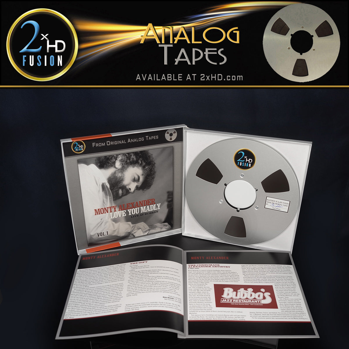 MONTY ALEXANDER * LOVE YOU MADLY - DELUXE 2 TAPE EDITION