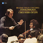 BRAHMS VIOLIN CONCERTO by Itzhak Perlman, Carlo Maria Giulini, Chicago Symphony Orchestra