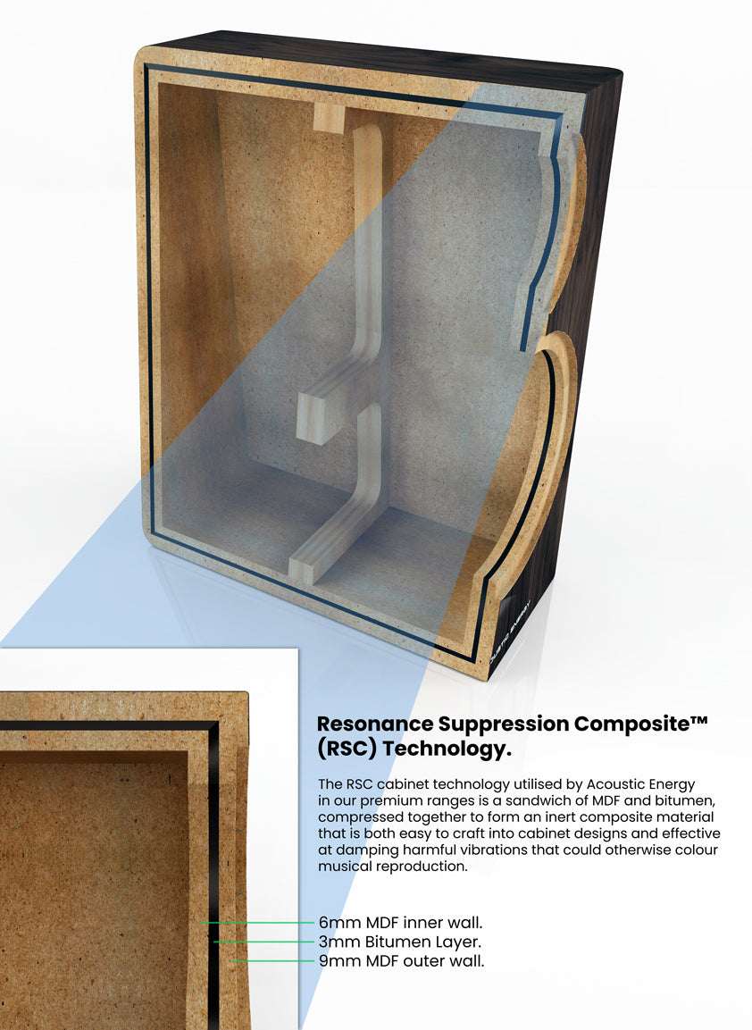 Acoustic Energy AE500 Reol Højtalere