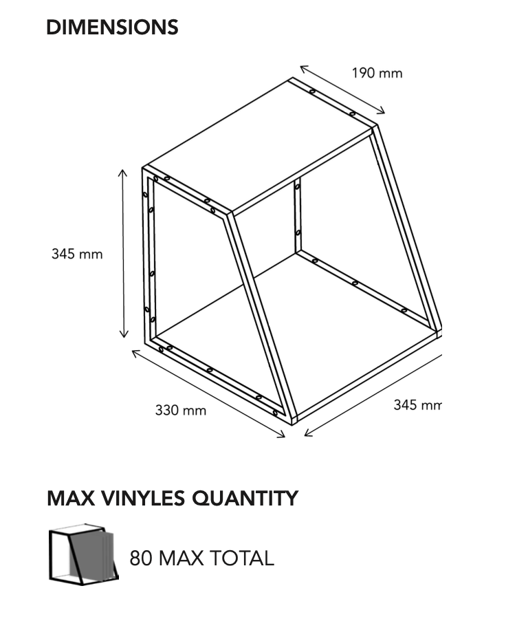 NorStone Vinyl LP Case Bamboo