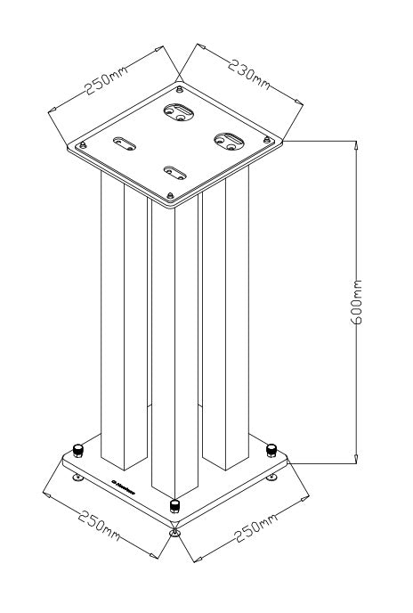 Norstone Stylum Square Højtalerstande