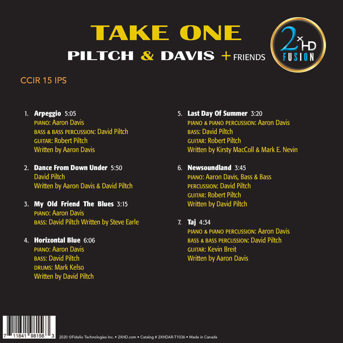 PILTCH & DAVIS - TAKE ONE