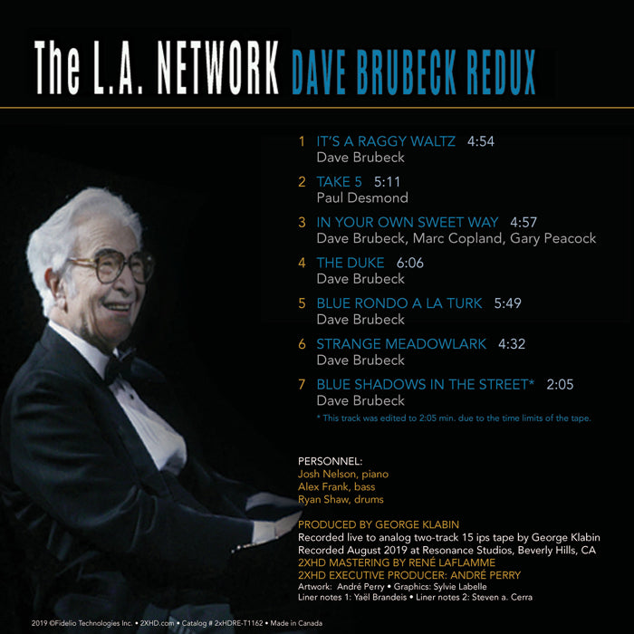 THE L.A. NETWORK - DAVE BRUBECK REDUX
