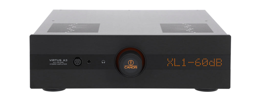 CANOR Virtus A3 Integreret Hybrid Rørforstærker m/DAC, Riaa, Hovedtelefon