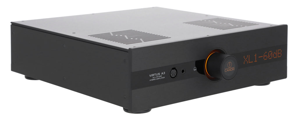 CANOR Virtus A3 Integreret Hybrid Rørforstærker m/DAC, Riaa, Hovedtelefon