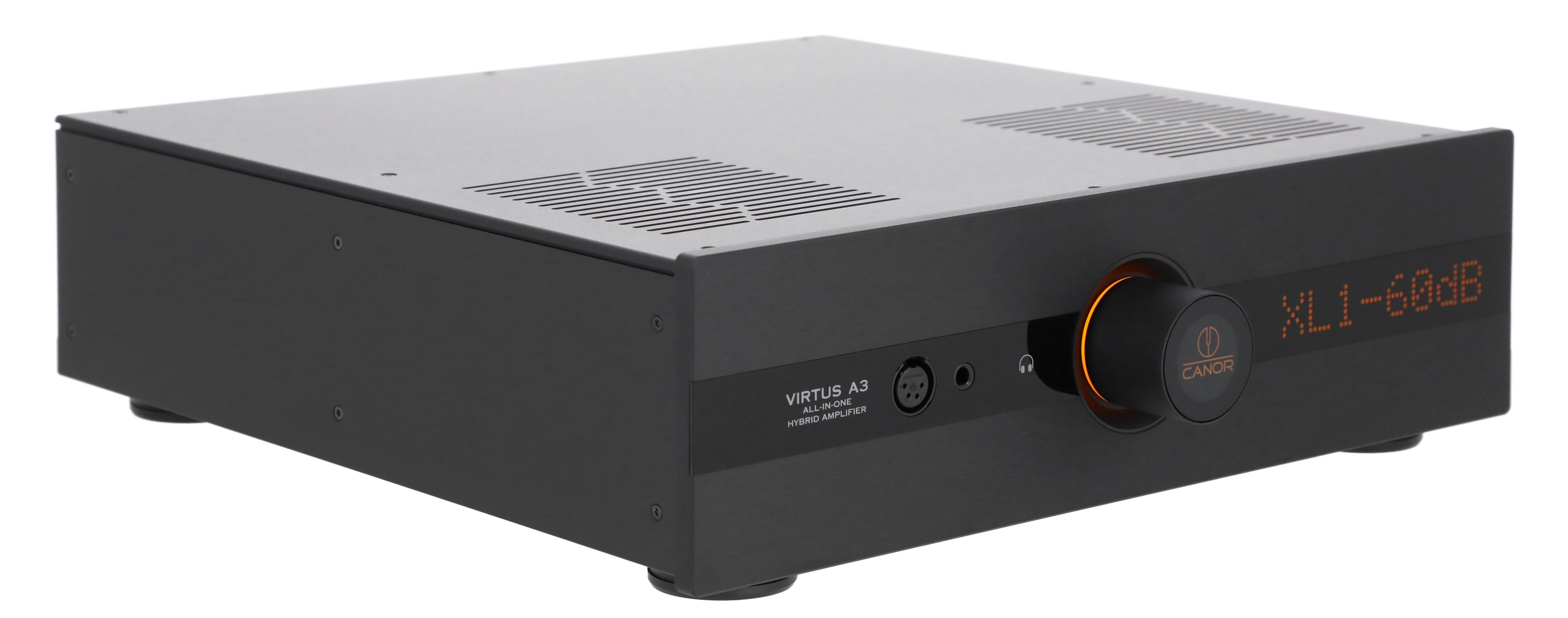 CANOR Virtus A3 Integreret Hybrid Rørforstærker m/DAC, Riaa, Hovedtelefon