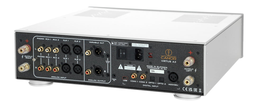 CANOR Virtus A3 Integreret Hybrid Rørforstærker m/DAC, Riaa, Hovedtelefon