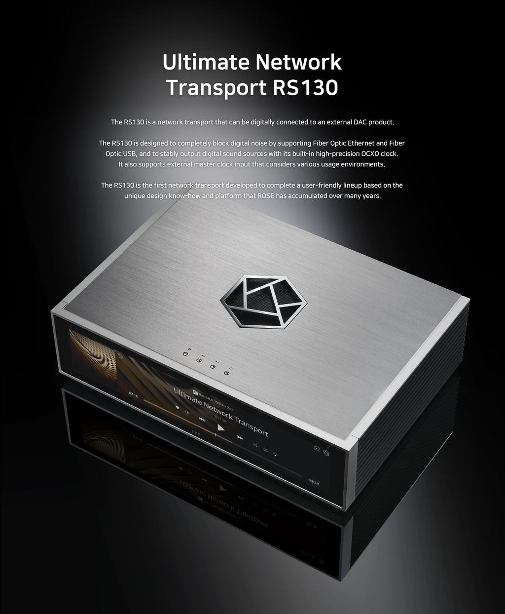 HiFi ROSE RS130 Netværktransport Streamer