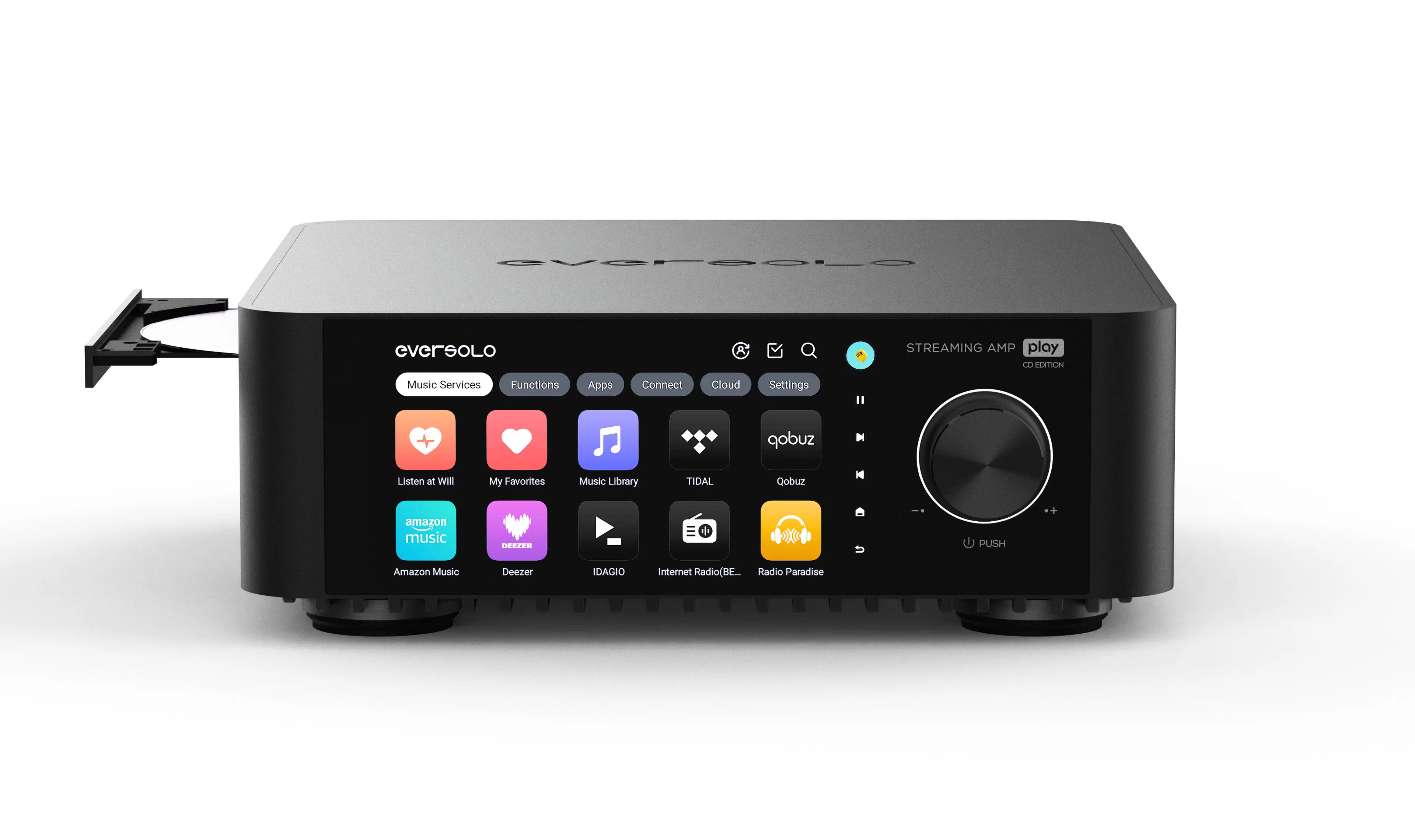 Eversolo PLAY CD - Integreret Streaming forstærker og CD afspiller