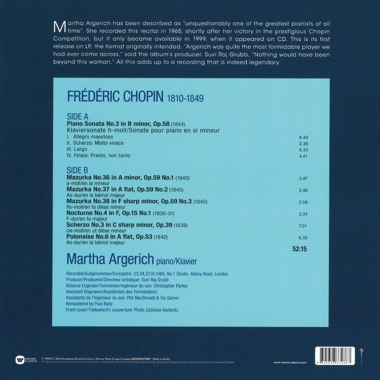 CHOPIN by Martha Argerich