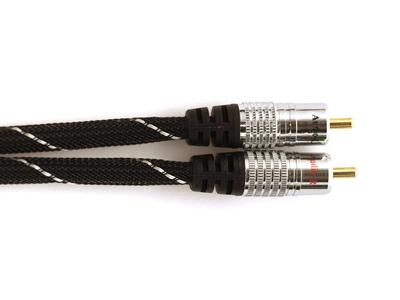 TCI Cables Asp signalkabel RCA - RCA, længde 2x 1 meter