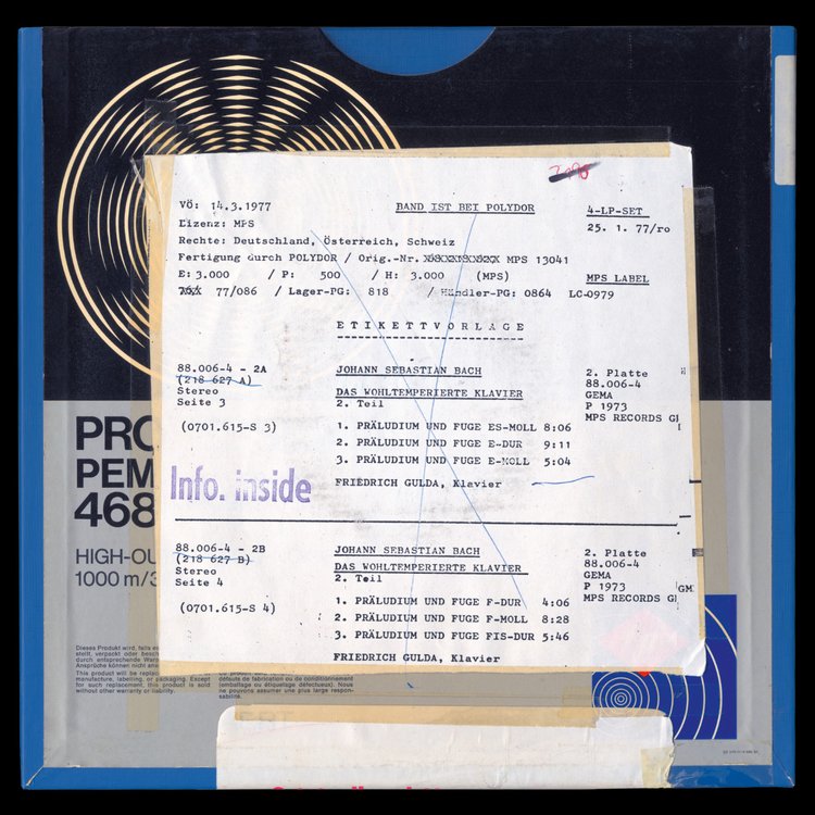 Johann Sebastian Bach -   The Well-Tempered Clavier / PART 2/1 - Tape 5+6