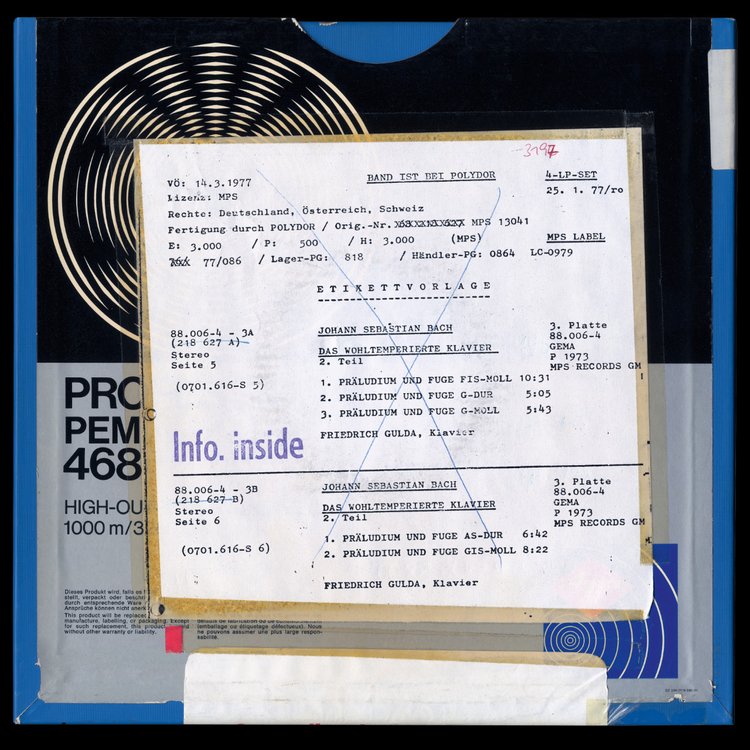 Johann Sebastian Bach -   The Well-Tempered Clavier / PART 2/2 - Tape 7+8