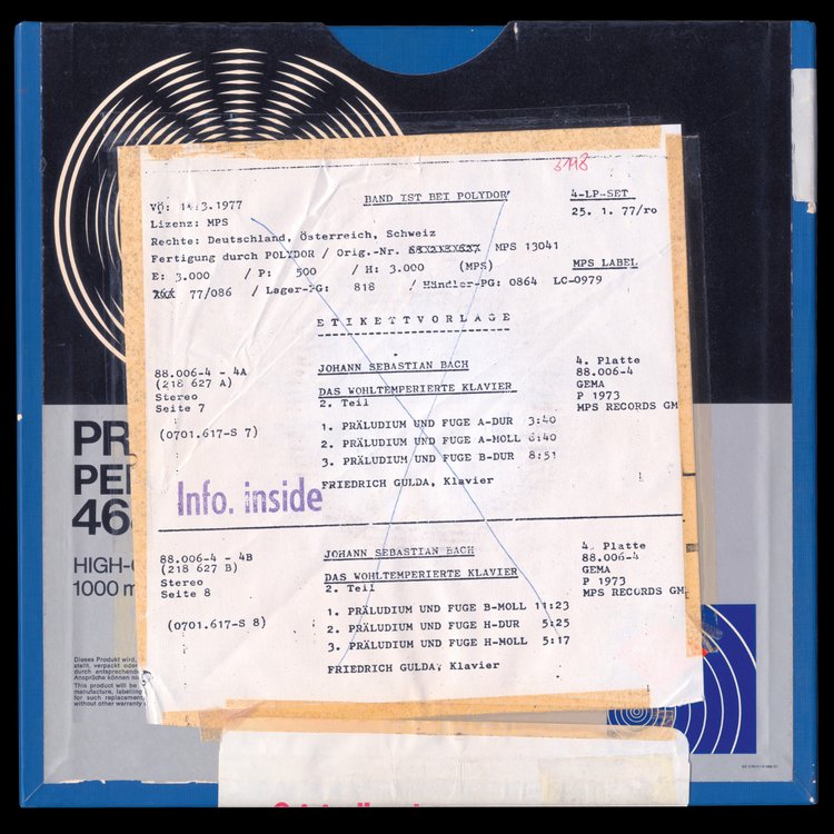 Johann Sebastian Bach -   The Well-Tempered Clavier / PART 2/3 - Tape 9+10