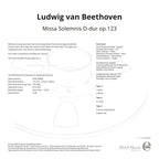 MISSA SOLEMNIS IN D MAJOR, OP.123 – LUDWIG VAN BEETHOVEN by Gewandhausorchester Leipzig - Conductor: