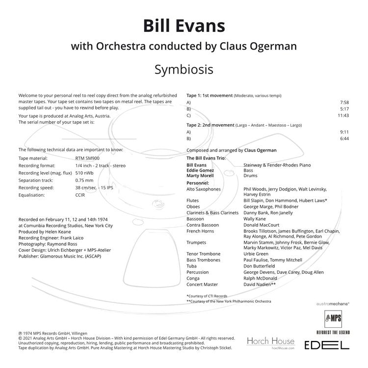 SYMBIOSIS by Bill Evans – Claus Ogerman