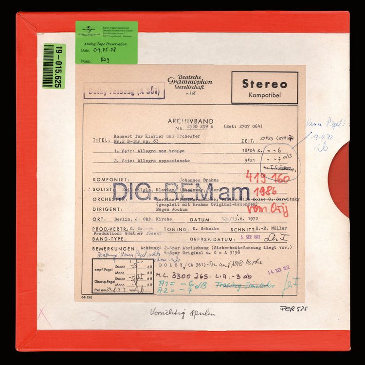 Johannes Brahms -  Concerto for Piano and Orchestra No.2 in B flat major, Op.83