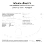 JOHANNES BRAHMS – SYMPHONY NO 1