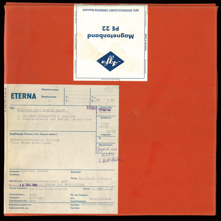 JOHANNES BRAHMS – SYMPHONY NO 1