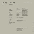 DIE KLUGE (THE WISE GIRL) by Carl Orff