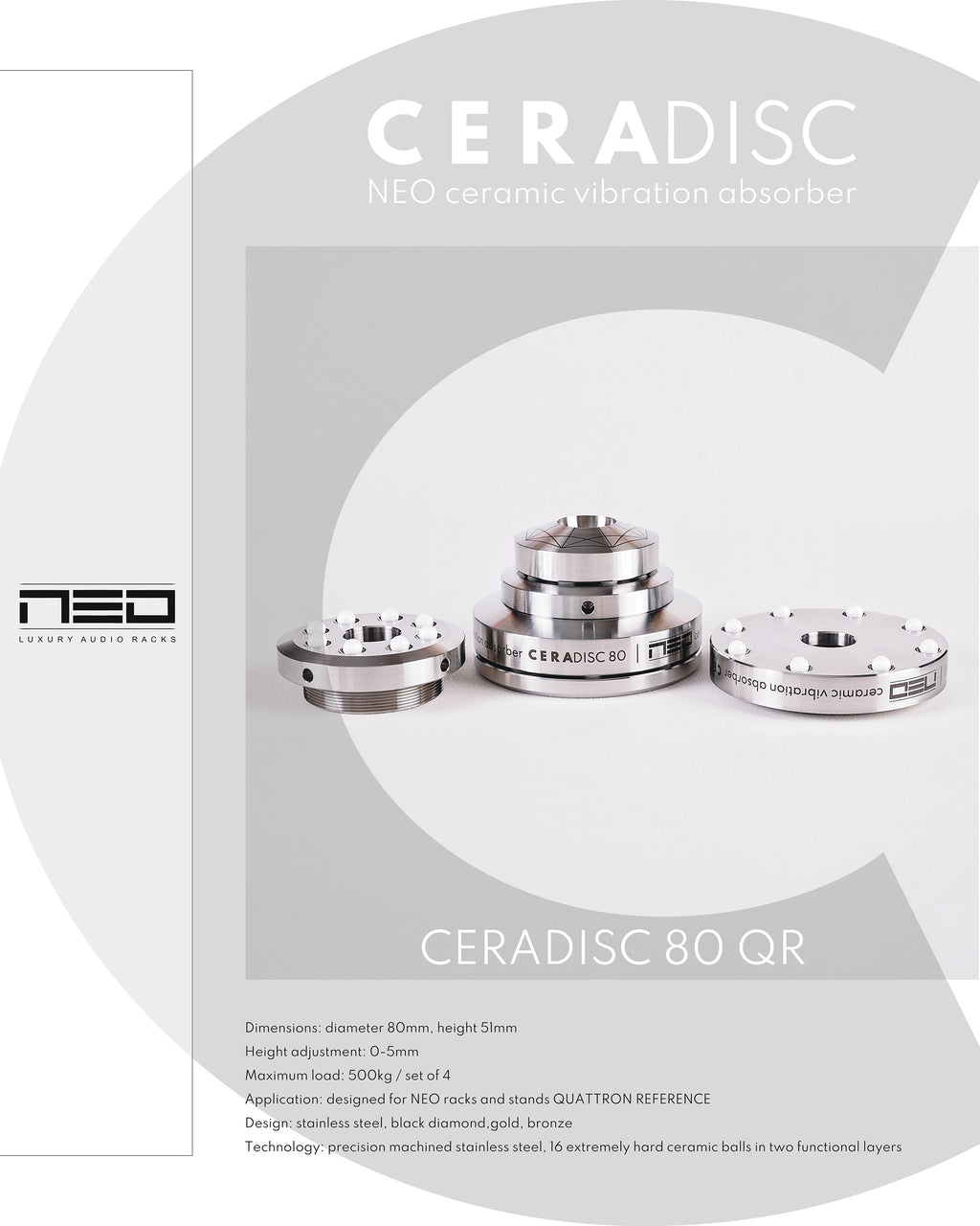 Neo Highend CERADISC 80 QR