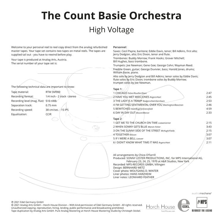 HIGH VOLTAGE by The Count Basie Orchestra
